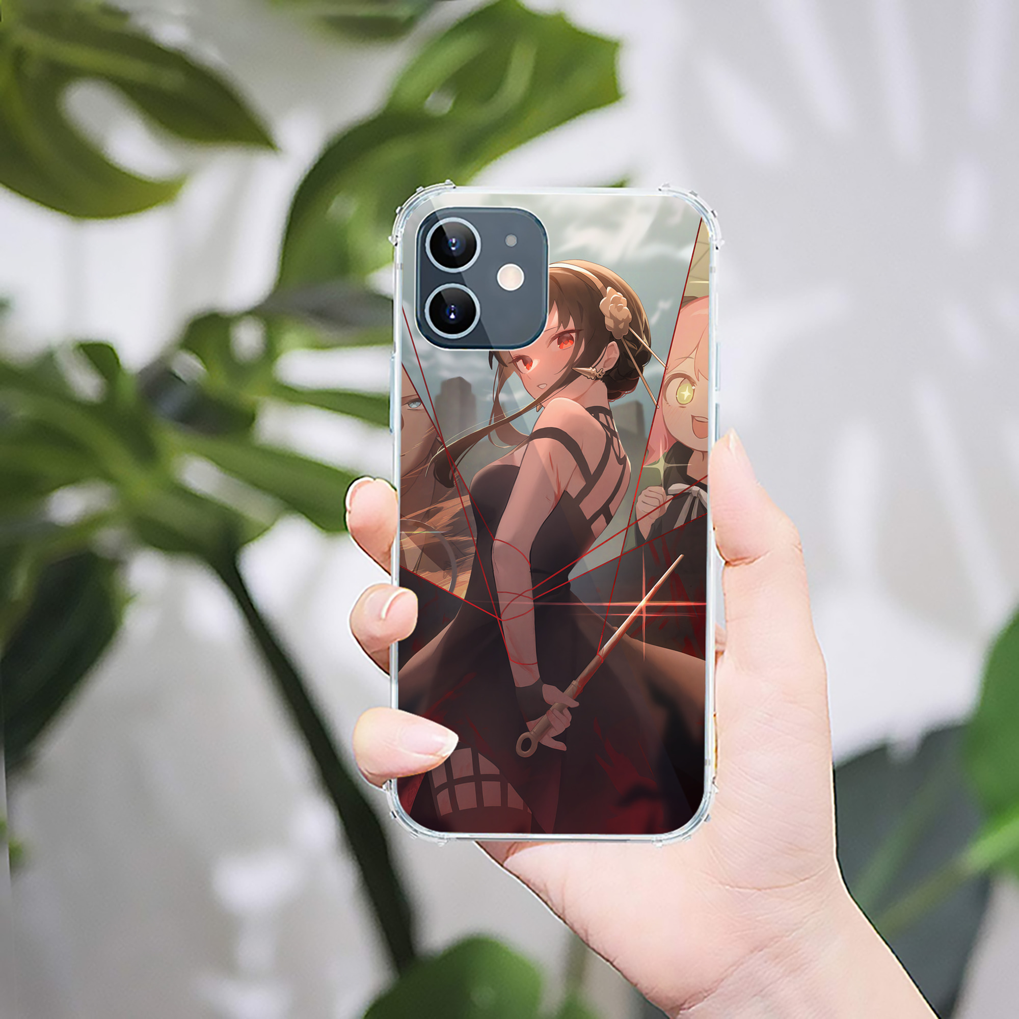 （画像用） SPY×FAMILY间谍家家酒 【iPhone 12シリーズ対応】透明スマホケース（クリアソフトケース）